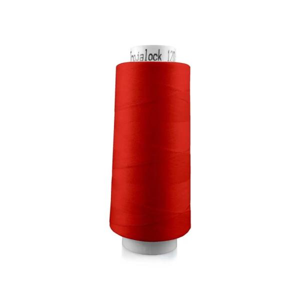 Trojalock Overlockgarn Rot Col. 7155 2500m Spule